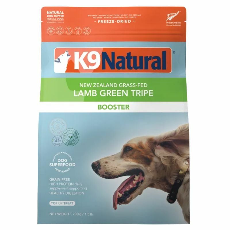 K9ナチュラル ラム・グリーントライプ 700g K9ナチュラル ラムグリーントライプ 700g | いぬのグッズショップ バウバウ